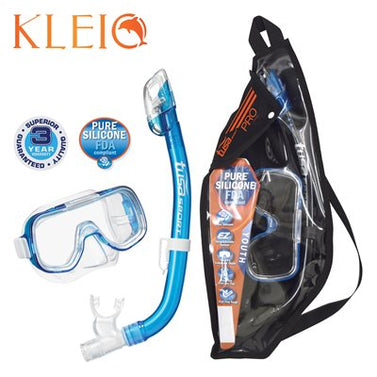 Mini-Kleio Mask and Dry Snorkel Set