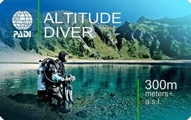 PADI Altitude Diver Certification - North American Divers